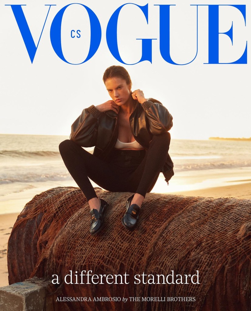 Vogue Czechoslovakia January 2024 : Alessandra Ambrosio by The Morelli Brothers 